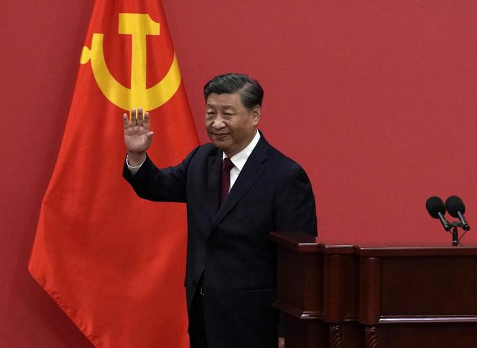 Xi Jinping alla chiusura del Congresso del Pcc