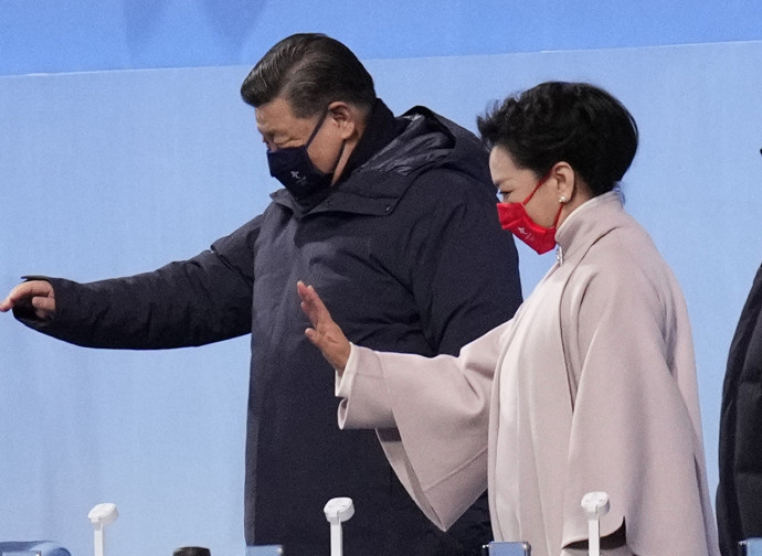 Xi Jinping all'apertura dei giochi di Pechino